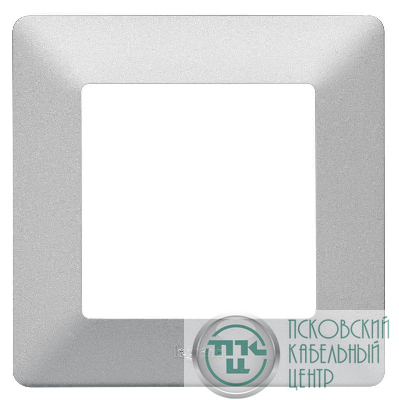 Рамка 1-м Valena Life универсальная алюм. Leg 754137
