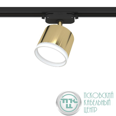 Светильник трековый ARTLINE поворотный 85х85х70мм GX53 230В алюм./пластик. 4кв.м зол. Ritter 59864 4