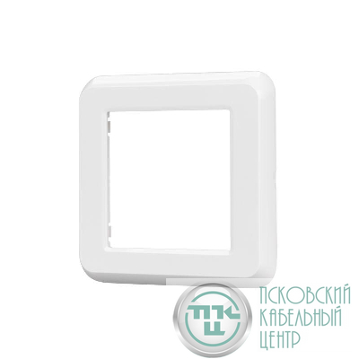 Рамка пластиковая FRM-VERSA-PL-1-WH Arlight 043767