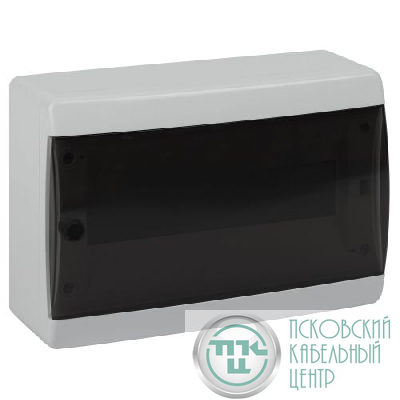 Корпус навесной COMFORT ЩРН-П-12 IP41 пластик. прозр. крышка бел. bs12cw Эра Б0067233