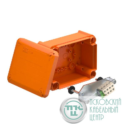 Коробка распределительная огнестойкая 150х116х67мм IP65 T100 E 4-5 оранж. OBO 7205510
