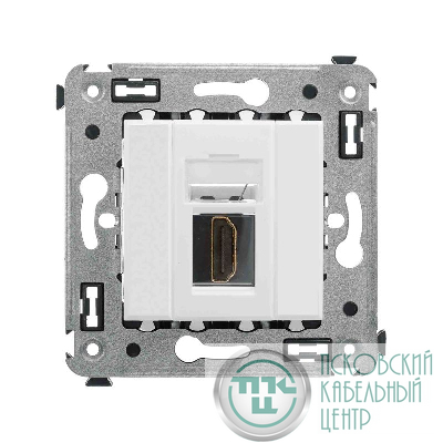 Розетка HDMI 1-м СП Avanti "Белое облако" тип А-А DKC 4400253