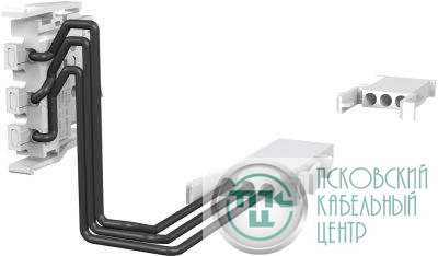 Разъем 3pin для контактов AUX XT2-XT4 PM/PF W в выкатном исполнении ABB 1SDA067214R1