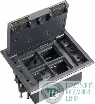 Люк MultiDesk MDK10 на 8мод. IP40 с монтажной коробкой для фальшпола SE MDK10108