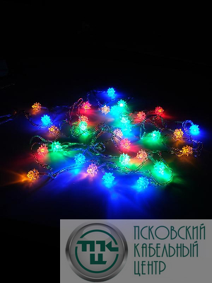 Гирлянда "Цветы" LD030M-FL 30 RGB 1.8м для помещений SHLights 4690601021687
