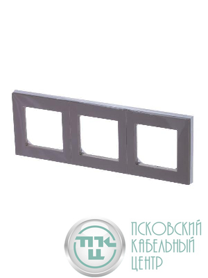 Рамка Levit 3п кофе макиато/бел. ABB 2CHH015030A6018