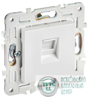 Розетка компьютерная RJ45 кат.5E SKANDY SK-K01W арктич. бел. IEK SK-K10-1-K01