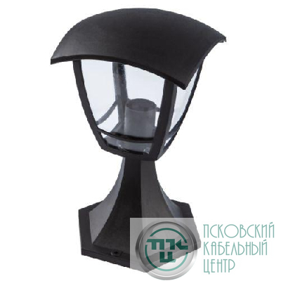 Светильник светодиодный садово-парковый ДТУ 07-8-001 Валенсия 8Вт 3000К IP44 4 гранный напольный черн. Эра Б0064260