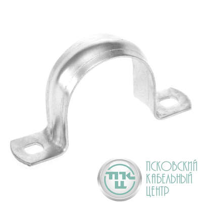 Скоба крепежная двухлапковая СМД d19-20мм метал. (уп.100шт) Промрукав PR08.2547