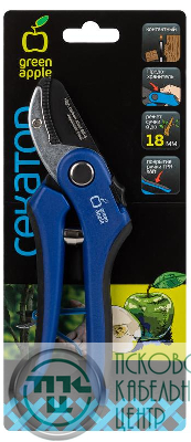 Секатор GASK10-60 садовый для дачи контактный Green Apple Б0053449