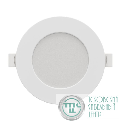Панель светодиодная встраив. 3 ССT 10Вт 230В/50Гц 800лм 3-4-6.5К IP44 d126х26мм круг Apeyron 06-161