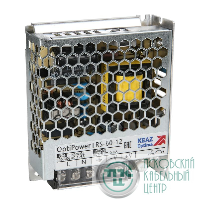 Блок питания панельный OptiPower LRS 60-24 2.5A КЭАЗ 328875