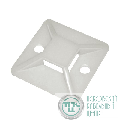 База монтажная самоклеящаяся 30х30 бел. (уп.100шт) TOKOV ELECTRIC TKE-SP-30-W