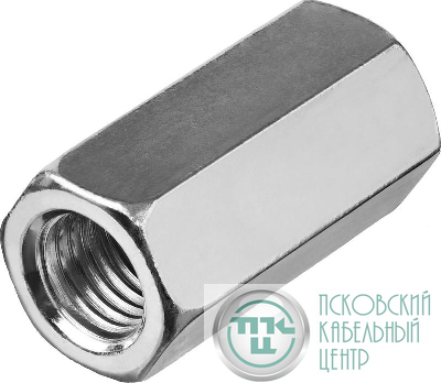 Гайка соединительная М16 DIN 6334 оцинк. (уп.2шт) Tech-Krep/Zitar 112281