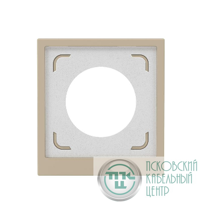 Рамка 1-м KANT IP44 ванильн. марципан DKC 7015942