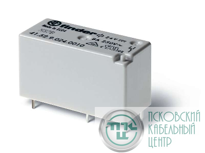 Реле миниатюрное 2CO 8А 24В DC FINDER 415290240010
