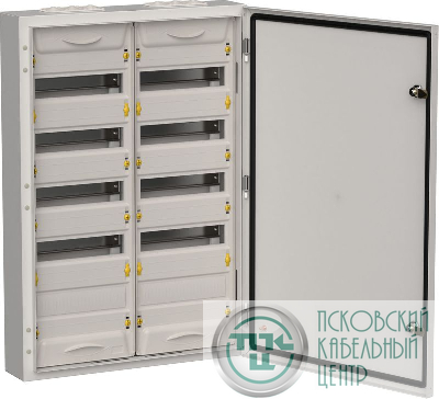 Корпус ЩРн-120 (2х60) TITAN 5 835х570х140 IP54 метал. сер. IEK TI5-50-N-2X060-54-7035