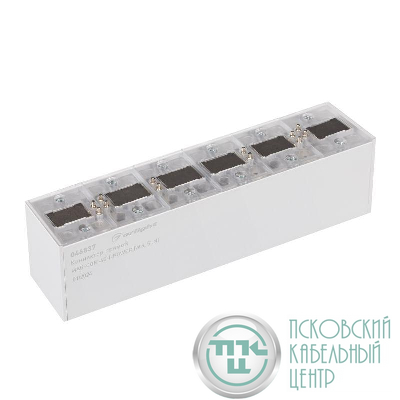 Коннектор прямой MAG-CON-45-I-POWER (WH 5LN) IP20 металл Arlight 046837