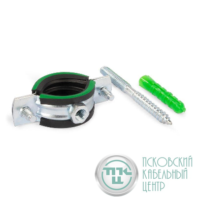 Хомут трубный ТХК комплект 3/4дюйм (25-28мм) M8 Fortisflex 59901