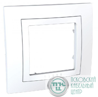 Рамка 1-м Unica бел. SchE MGU2.002.18