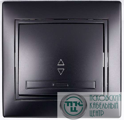 Выключатель проходной 1-кл. СП Мира 10А IP20 черн.бархат LEZARD 701-4242-105