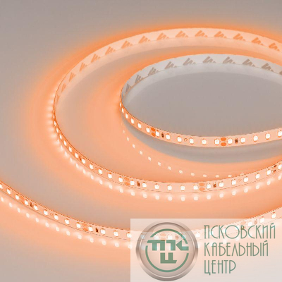 Лента светодиодная RT-A120-8mm 24V Orange 9.6Вт/м IP20 2835 (уп.5м) Arlight 015896(2)