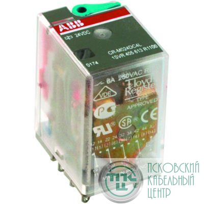 Реле 6А 110В DC 4ПК CR-M110DC4LG ABB 1SVR405618R8100