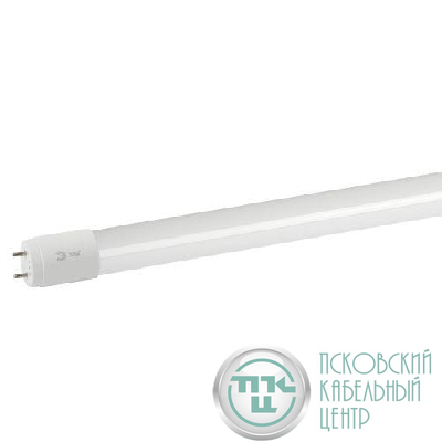 Лампа светодиодная RED LINE LED T8-10W-840-G13-600mm NTB G13 неповоротный 10Вт трубка стекло нейтр. бел. Эра Б0056904
