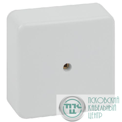 Коробка распаячная 75х75х28мм без клеммы IP40 бел. BS-W-75-75-28 Эра Б0058704