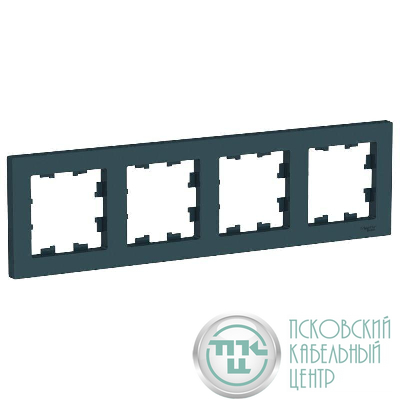 Рамка 4-м AtlasDesign универс. изумруд SE ATN000804