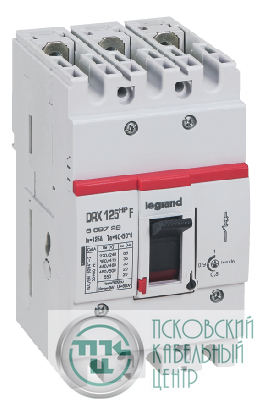 Выключатель автоматический 3п 40А 25кА DRX 125 HP TM Рег Leg 669704