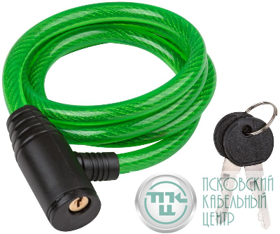 Замок тросовый 10х650мм FIT 67101