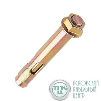 Болт анкерный с гайкой оцинкованный М6/8х85 (уп.10шт) Промрукав PR08.10258