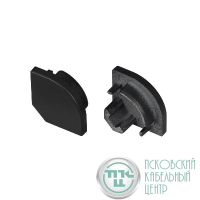 Заглушка SL-KANT-H10 BLACK глухая пластик (комплект) Arlight 049409