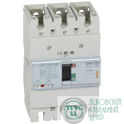 Выключатель автоматический 3п 200А 25кА DPX3 250 400В термомагнит. расцеп. Leg 420208