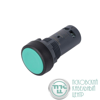 Кнопка моноблочная SB7 22мм с возвратом пластик 1НО IP65 зел. SE SB7NA31