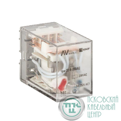 Реле промежуточное RPA 22/4 5А 230В AC AVERES EKF rpa-22-4-230AC
