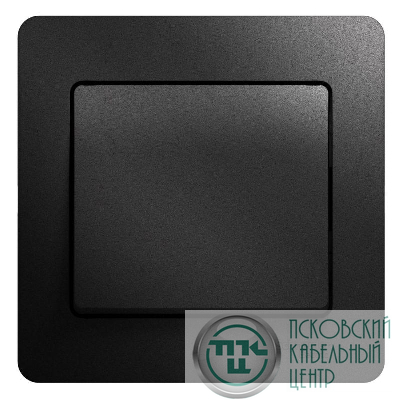Выключатель 1-кл. СП Glossa 10А IP20 (сх. 1) 10AX в сборе антрацит SE GSL000712