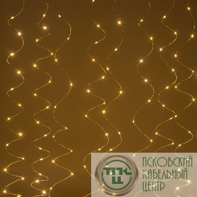 Гирлянда светодиодная Занавес 3х3м 300LED мультиколор IP20 220В с пультом USB Эра Б0055999