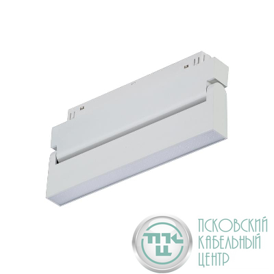 Светильник светодиодный трековый поворотный магнитный 14Вт 48В 3000К 220мм 120град. бел. Vitaluce VT0200042-00.1