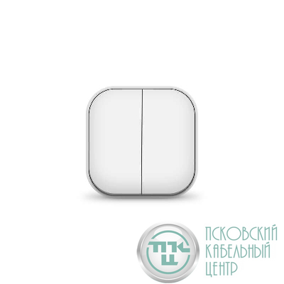 Выключатель 2-кл. ОП 10А IP20 бел. IONICH 1413