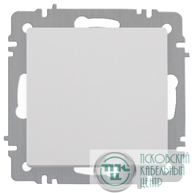 Выключатель 1-кл. СП Accent 6-101-01 10А IP20 250В AL/CU бел. Intro Б0063469