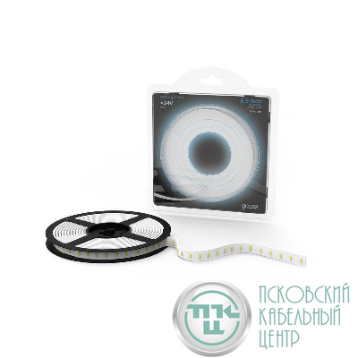 Лента светодиодная Black 2835/120-SMD 6.5Вт/м 5000К холод. бел. IP20 600лм/м 24В (блист.5м) GAUSS 312000265