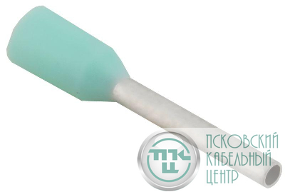Наконечник НШВИ 0.34-8 бирюз. (уп.20шт) IEK UGN11-C34-008-020