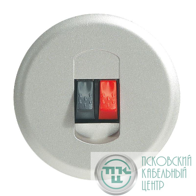 Панель лицевая Celiane для роз. акуст. титан Leg 068511