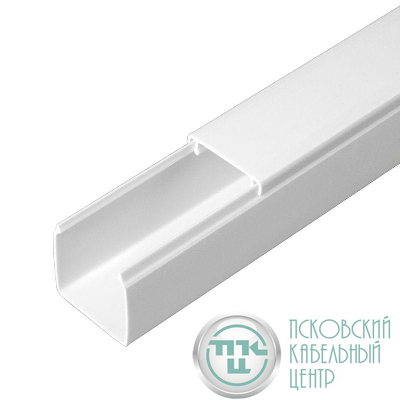 Кабель-канал 25х25 L2000 с двойн. замком бел. Промрукав PR.0625251