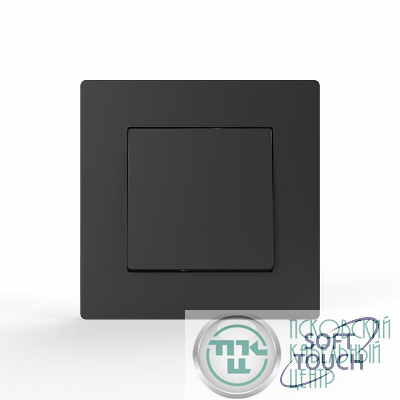 Переключатель перекрестный 1-кл. СП Pixel IP20 механизм карбон TOKOV ELECTRIC TKE-PX-P1R-C14