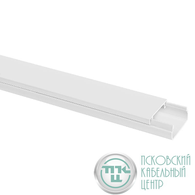 Кабель-канал 20х10 L2000 пластик бел. TOKOV ELECTRIC TKE-KK-20-10-2000-WH
