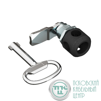 Накладка для навесного замка шкафов ST и CE с личинкой под ключ с двойн. бородкой 3мм DKC R5CE222