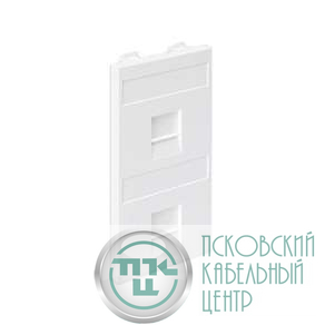 Адаптер на 2 RJ45 коннектора защ. шторки бел. SimonConnect S76B-9